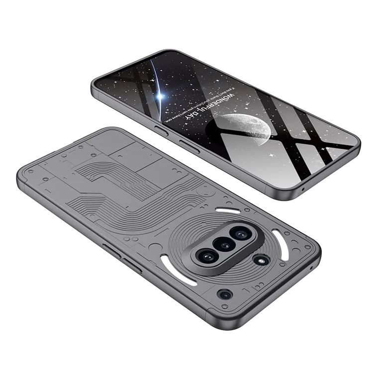 GKK Shield Series For Nothing Phone (3a) Case Detachable Design Hard PC Phone Cover - Grey
