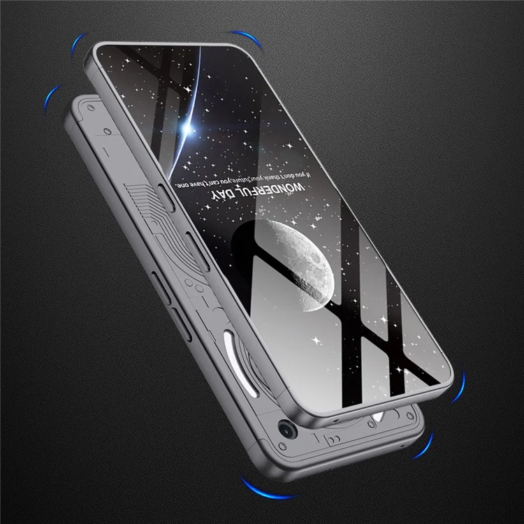 GKK Shield Series For Nothing Phone (3a) Case Detachable Design Hard PC Phone Cover - Grey