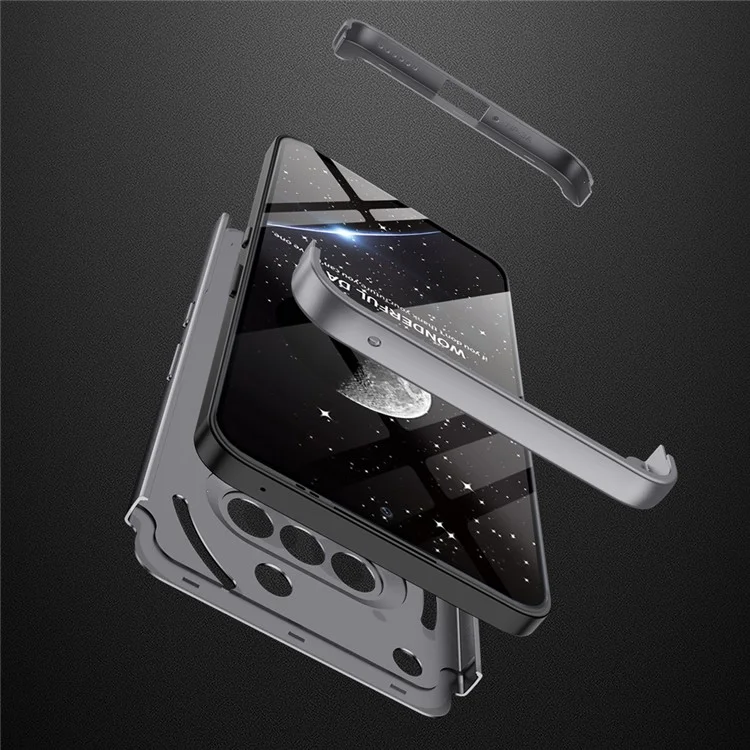 GKK Shield Series For Nothing Phone (3a) Case Detachable Design Hard PC Phone Cover - Grey