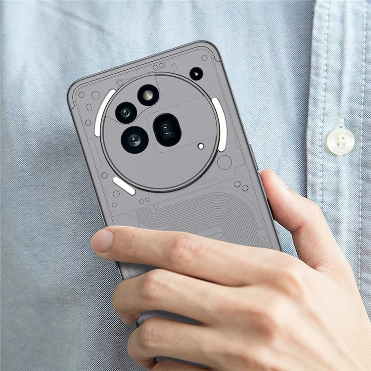 GKK Shield Series For Nothing Phone (3a) Pro Case Detachable Design Hard PC Phone Cover - Grey
