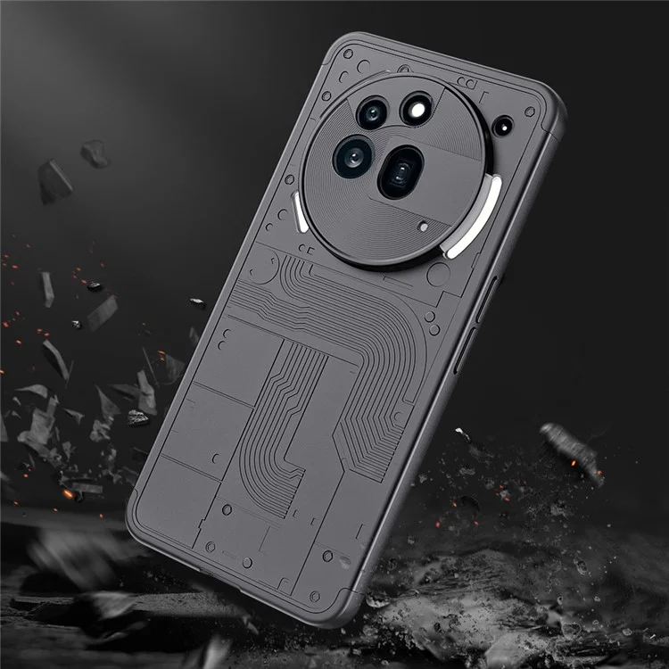 GKK Shield Series For Nothing Phone (3a) Pro Case Detachable Design Hard PC Phone Cover - Grey