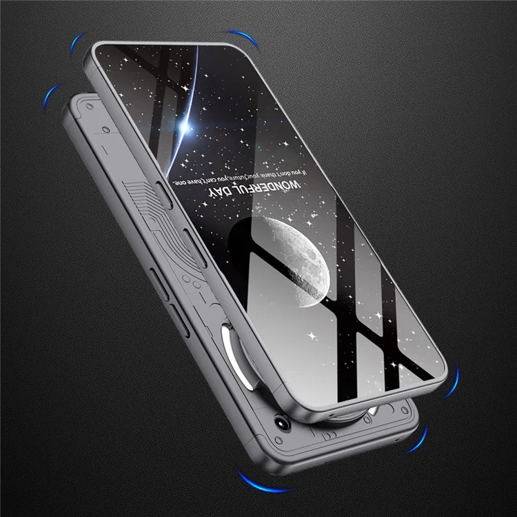 GKK Shield Series For Nothing Phone (3a) Pro Case Detachable Design Hard PC Phone Cover - Grey