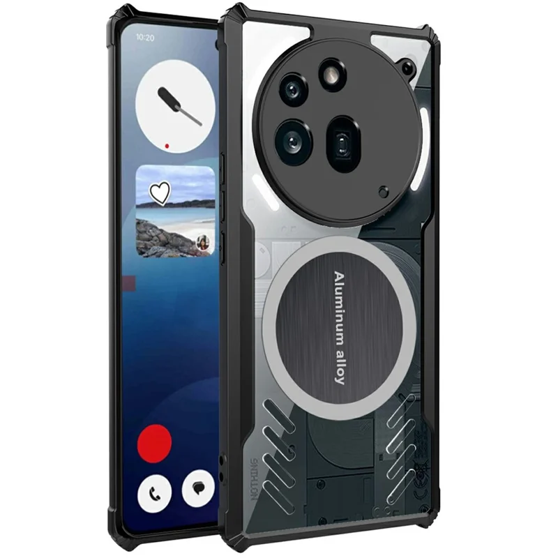 Funda para Nothing Phone (3a) Pro con Esquinas Reforzadas de TPU + Acrílico para Disipación de Calor