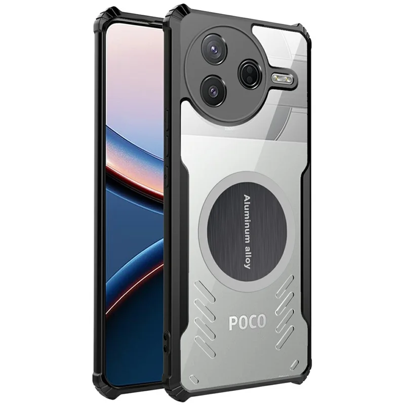 For Xiaomi Poco F7 Pro 5G  /  Redmi K80 5G Case Reinforced Corners TPU + Acrylic Heat Dissipation Phone Cover