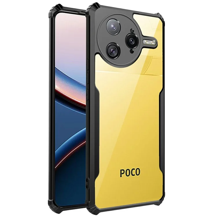 Für Xiaomi Poco F7 Ultra 5G / Redmi K80 Pro 5G Hülle Verstärkte Ecken TPU + Acryl Transparente Handyhülle