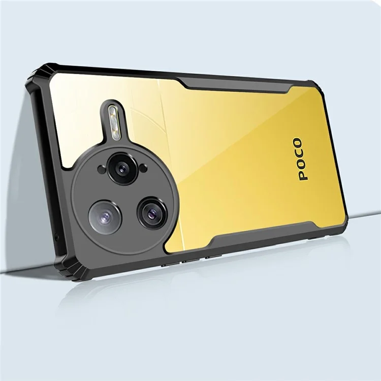Für Xiaomi Poco F7 Ultra 5G / Redmi K80 Pro 5G Hülle Verstärkte Ecken TPU + Acryl Transparente Handyhülle