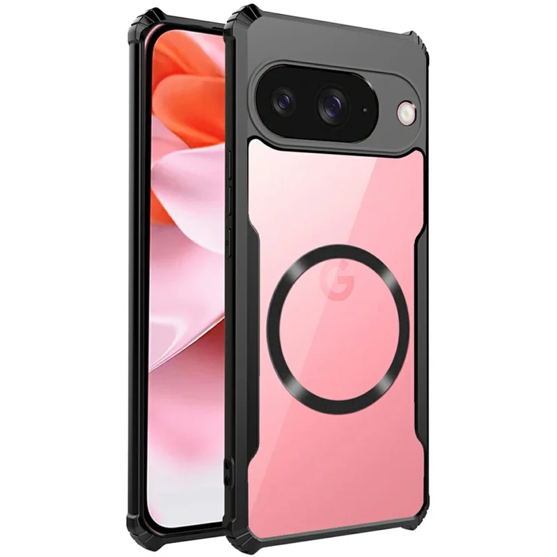 Cover per Google Pixel 10 Compatibile con MagSafe Angoli Rinforzati TPU + Cover Telefonica in Acrilico