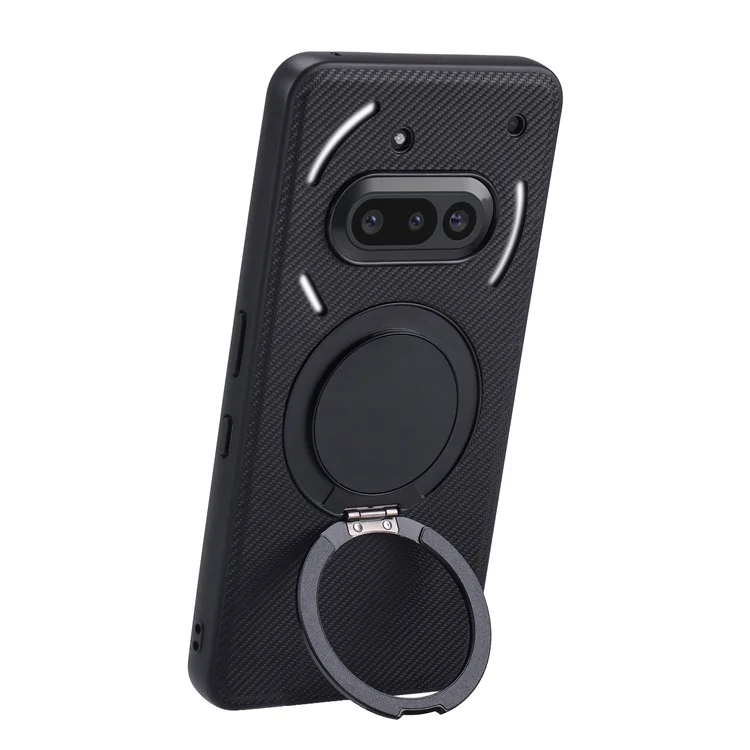 VILI D-TCY Series for Nothing Phone (3a) Case Ring Kickstand PC TPU Phone Back Cover with Strap