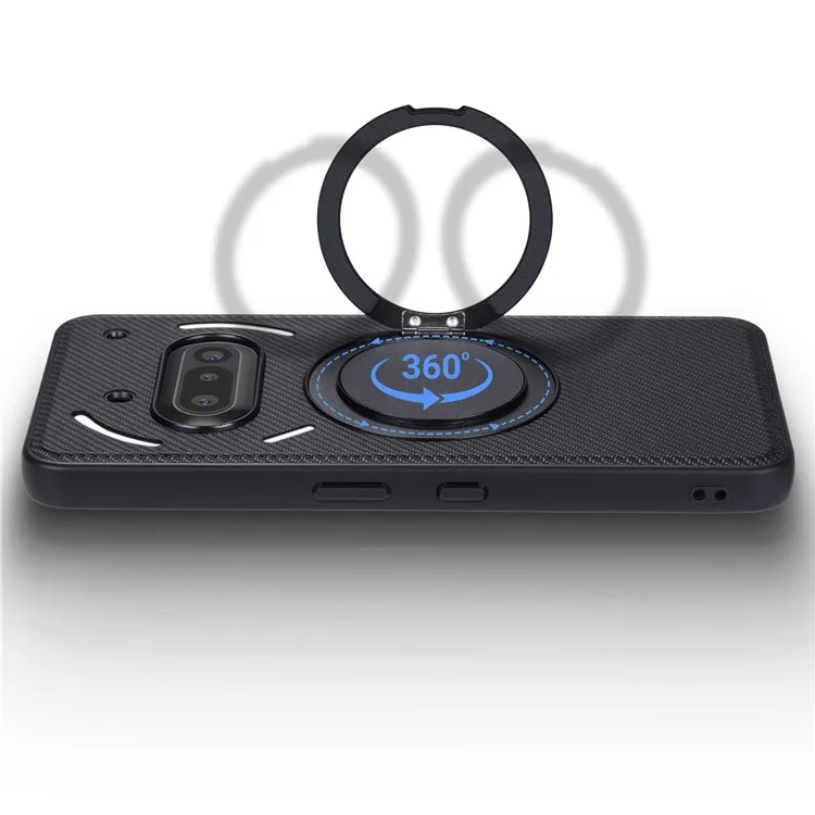 VILI D-TCY Series for Nothing Phone (3a) Case Ring Kickstand PC TPU Phone Back Cover with Strap