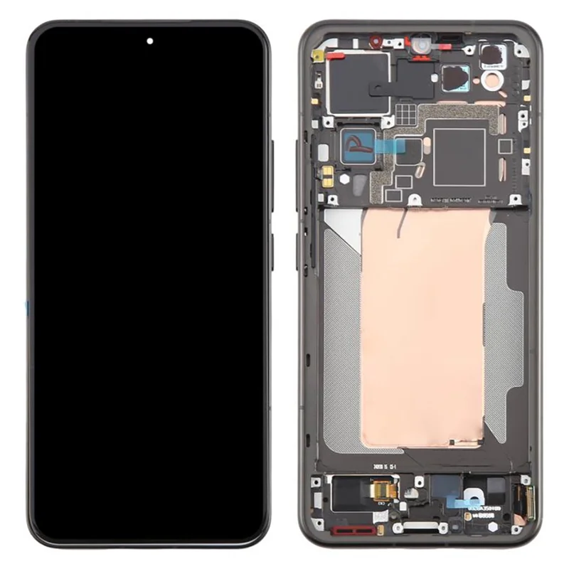 For Xiaomi 15 OEM Grade S AMOLED LED Screen and Digitizer Assembly + Frame (Without Logo) - Black