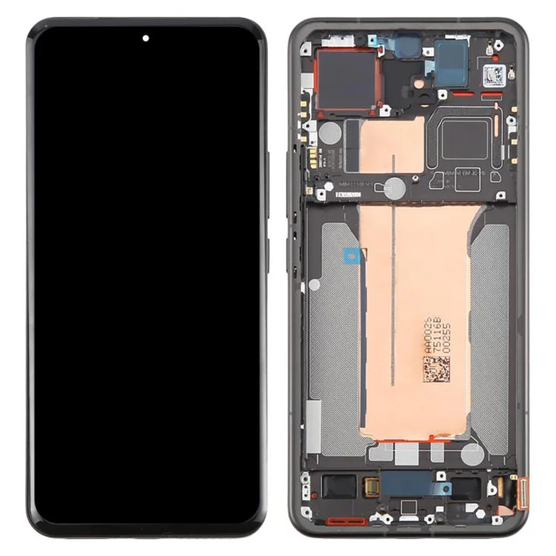For Xiaomi 15 Pro OEM Grade S AMOLED Screen and Digitizer Assembly + Frame (Without Logo) - Black