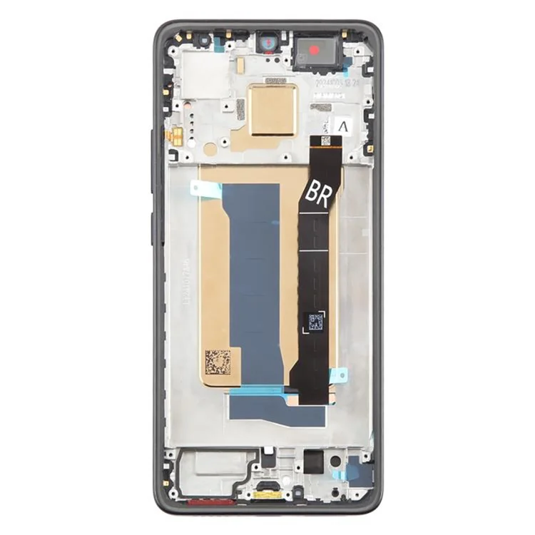 For Xiaomi Redmi Turbo 4 5G / Poco X7 Pro 5G OEM Grade S AMOLED Screen and Digitizer Assembly + Frame (Without Logo) - Black