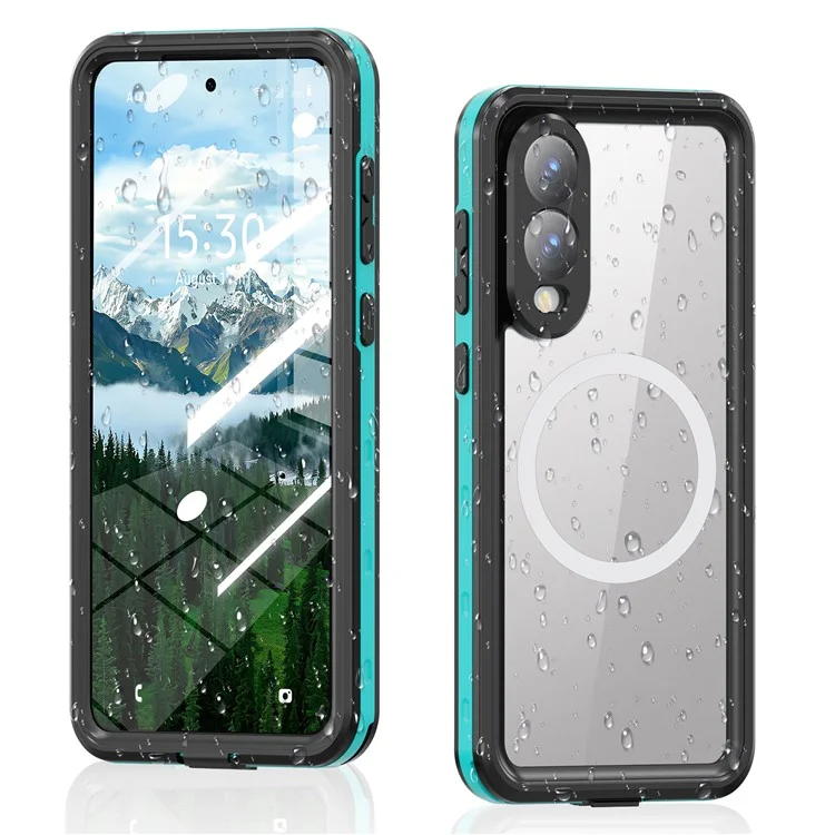 REDPEPPER A Series For Samsung Galaxy S25 Edge Case IP68 Waterproof Phone Cover Compatible with MagSafe - Blue