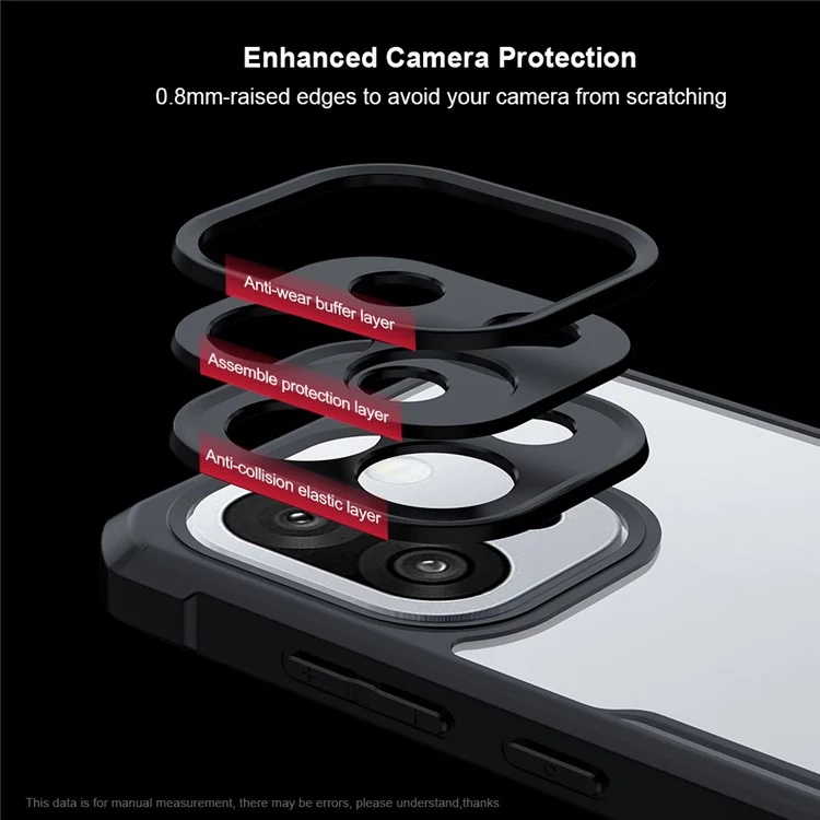 XUNDD For OnePlus 13T 5G Case Dropproof TPU + Acrylic Clear Back Phone Cover