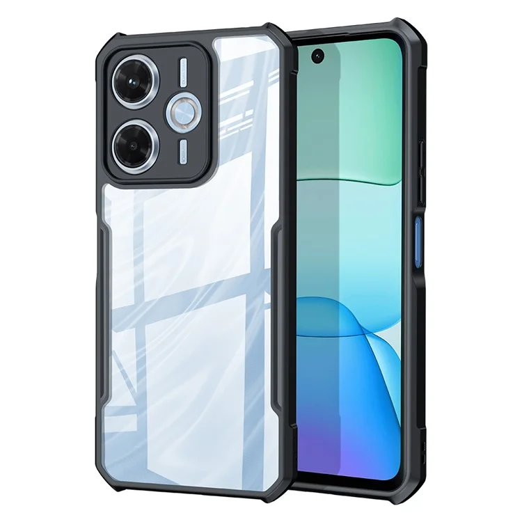 Capa XUNDD para Xiaomi Redmi 13x 4G à Prova de Queda TPU + Acrílico Transparente