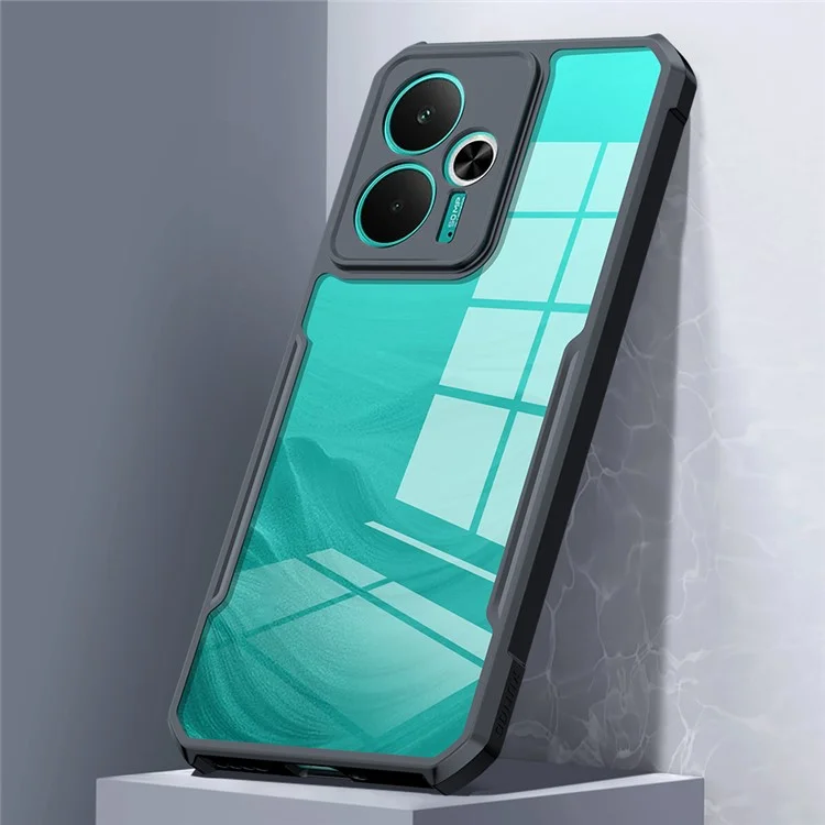 XUNDD für Realme 14T 5G Hülle Stoßfeste TPU + Acryl Transparent Rückseite Handyhülle