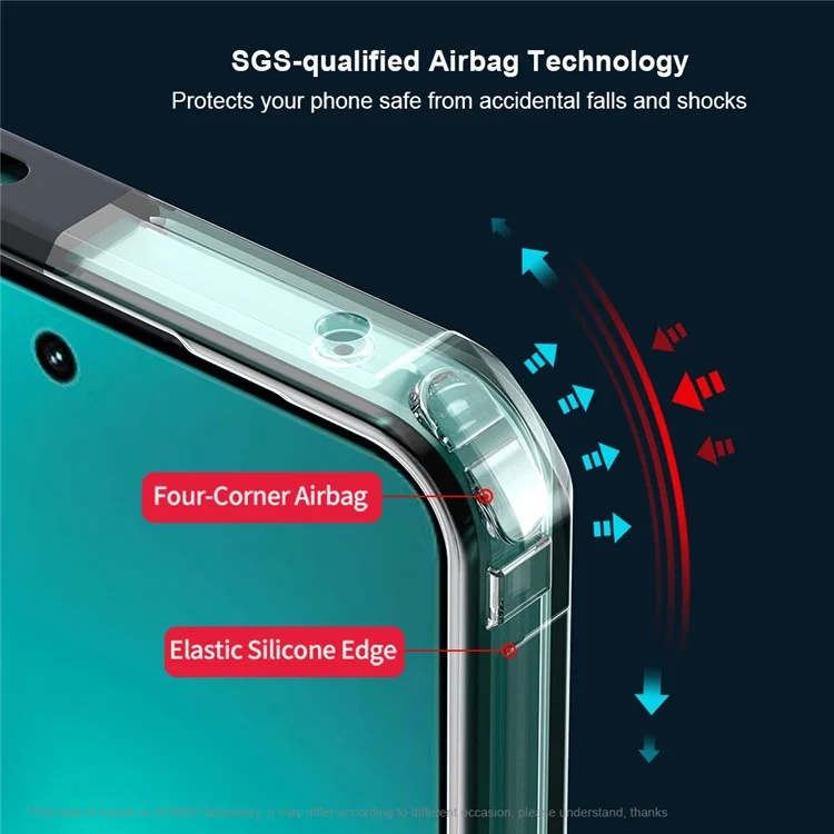 XUNDD für Realme 14T 5G Hülle Stoßfeste TPU + Acryl Transparent Rückseite Handyhülle