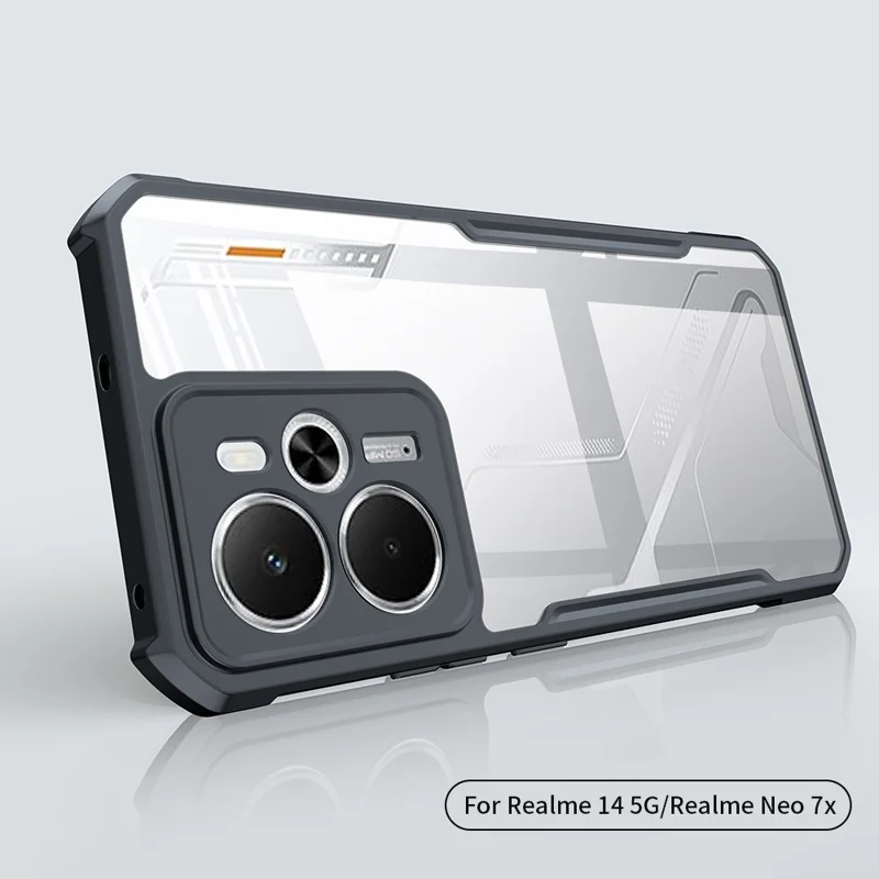 XUNDD For Realme 14 5G / Neo7x 5G Case Dropproof TPU + Acrylic Clear Back Phone Cover