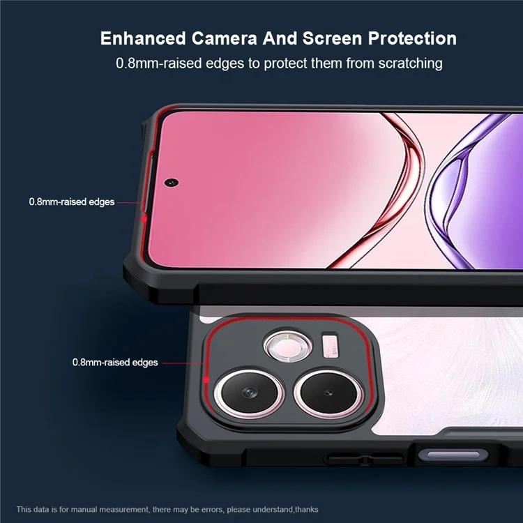 XUNDD Phone Case For Oppo A5 Pro 4G (Global) / 5G (Global) / A5 Energy 5G (China) / A5 Lite Dropproof TPU + Acrylic Clear Back Cover