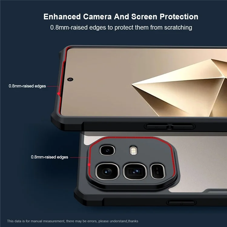 XUNDD For Infinix Note 50 Pro+ 5G Case Dropproof TPU + Acrylic Clear Back Phone Cover