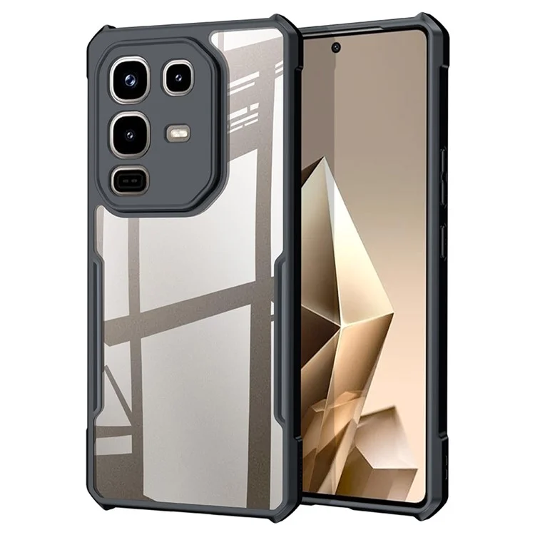 XUNDD Stoßfeste Hülle für Infinix Note 50 Pro 4G / Note 50 4G - TPU + Acryl Transparent Rückseite Handyhülle
