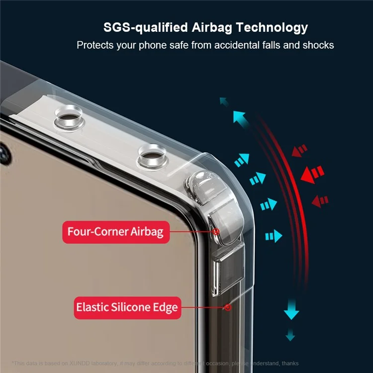 XUNDD Stoßfeste Hülle für Infinix Note 50 Pro 4G / Note 50 4G - TPU + Acryl Transparent Rückseite Handyhülle