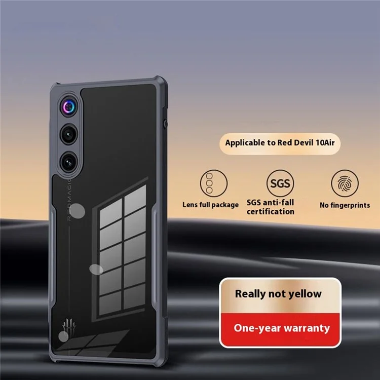 XUNDD For ZTE nubia RedMagic 10 Air 5G Case Dropproof TPU + Acrylic Clear Back Phone Cover