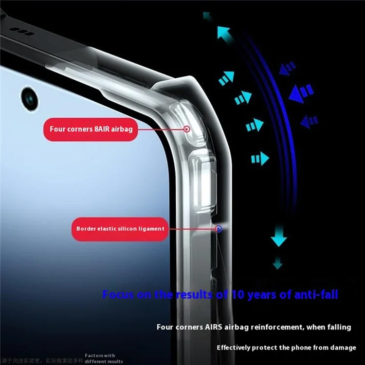 XUNDD For vivo X200 Ultra 5G Case Dropproof TPU + Acrylic Clear Back Phone Cover