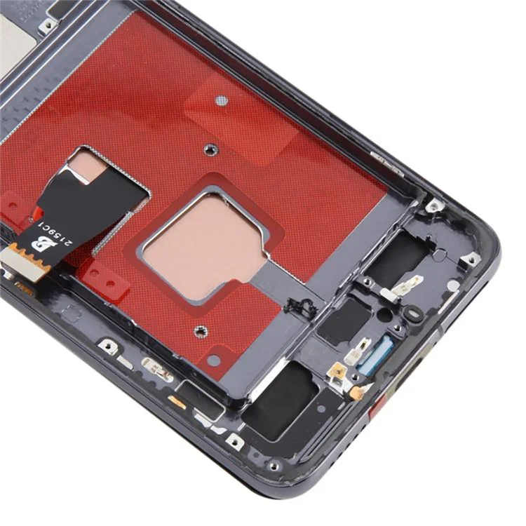 Für Huawei P40 Klasse C LCD-Bildschirm und Digitizer-Einheit + Rahmen (TFT-Technologie) (Ohne Logo) - Schwarz