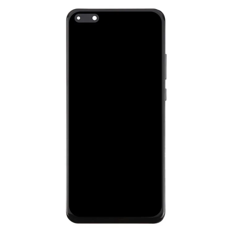 For Huawei P40 Pro Grade C LCD Screen and Digitizer Assembly + Frame Part (TFT Technology) (Without Logo) - Black