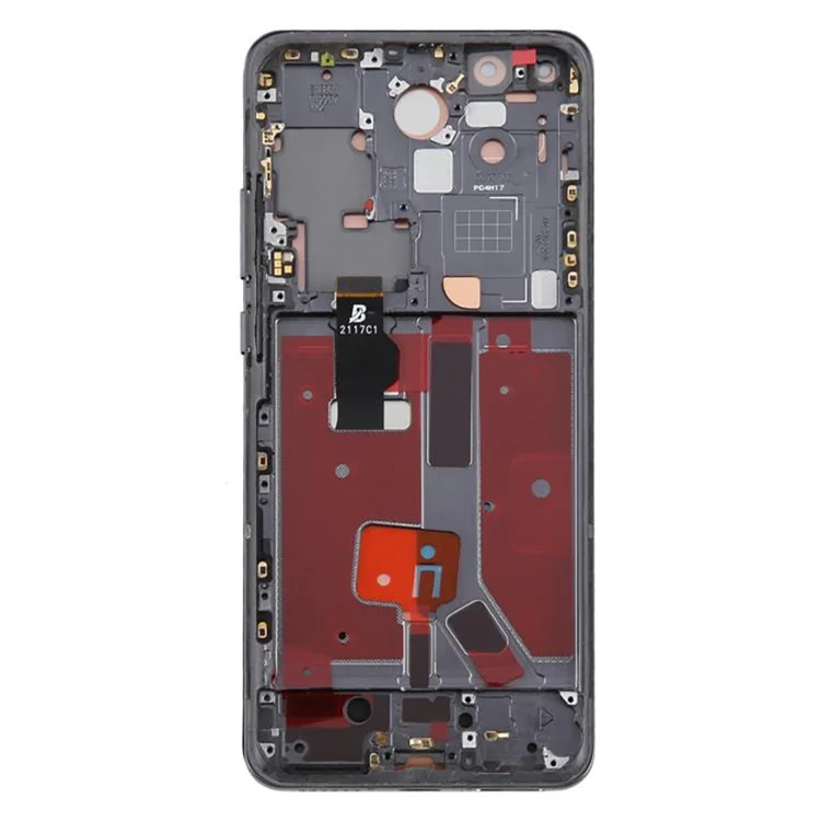 For Huawei P40 Pro Grade C LCD Screen and Digitizer Assembly + Frame Part (TFT Technology) (Without Logo) - Black