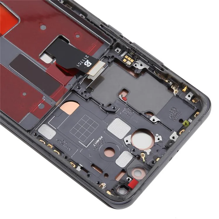 For Huawei P40 Pro Grade C LCD Screen and Digitizer Assembly + Frame Part (TFT Technology) (Without Logo) - Black