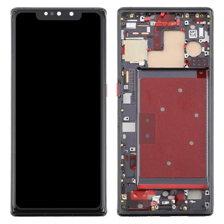 Pour Huawei Mate 30 Pro 4G / 5G Écran LCD de Classe C et Assemblage Numériseur + Châssis (Technologie TFT) (Sans Logo) - Or - Noir