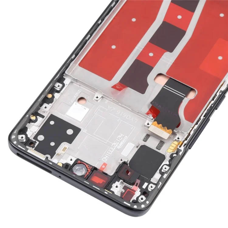 Für Huawei nova 8 4G OEM Klasse S OLED-Bildschirm und Digitizer-Baugruppe + Rahmen (ohne Logo) - Schwarz