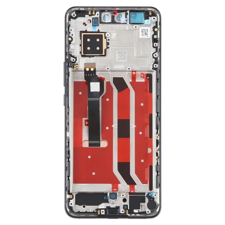 Für Huawei nova 12 Pro 5G OEM-Qualität S OLED-Bildschirm und Digitizer-Einheit + Rahmen (Ohne Logo) - Schwarz