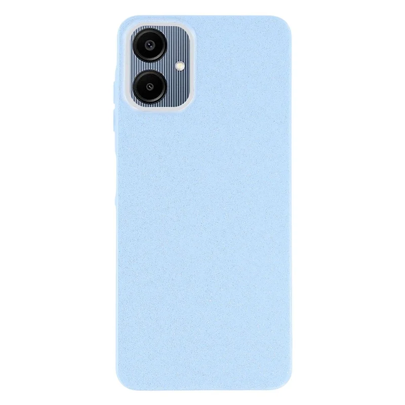 For Samsung Galaxy A06 4G Case IMD Glitter TPU Phone Cover Large Camera Cutout - Sky Blue