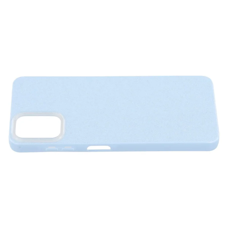 For Samsung Galaxy A06 4G Case IMD Glitter TPU Phone Cover Large Camera Cutout - Sky Blue