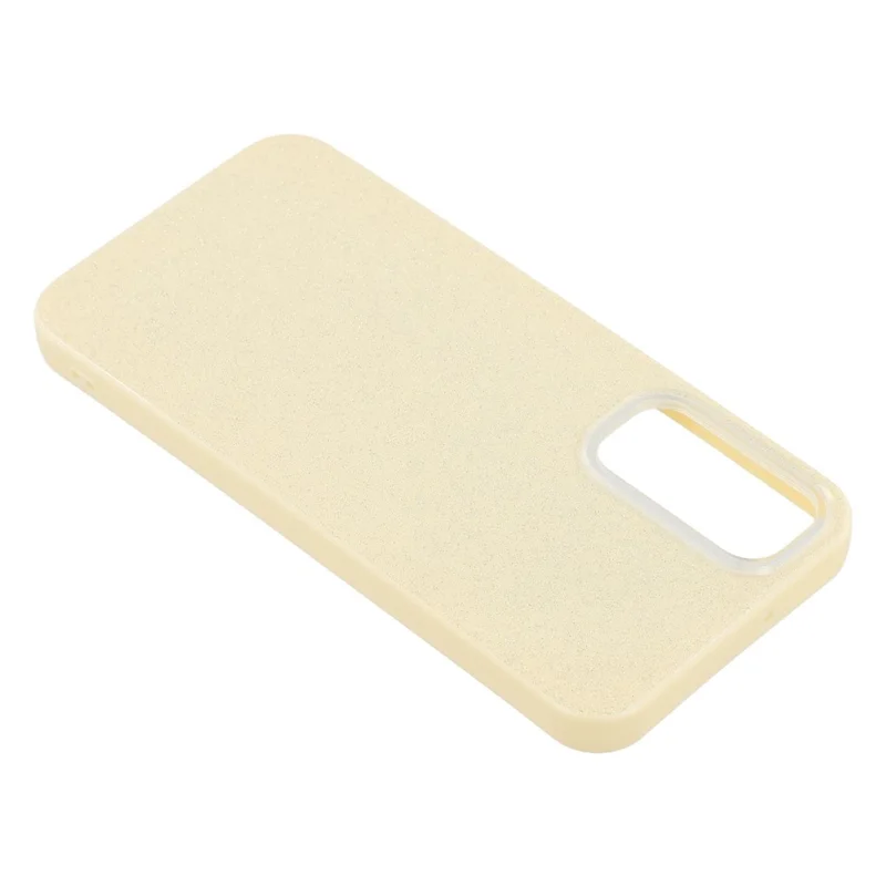 For Samsung Galaxy A16 5G  /  4G Case IMD Glitter TPU Phone Cover Large Camera Cutout - Beige