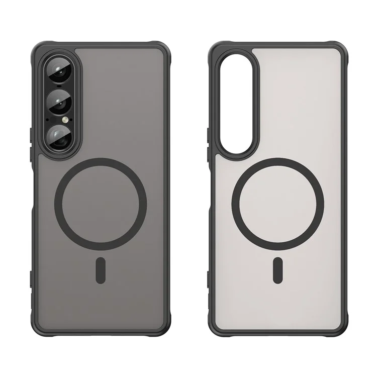 Bulk Purchasing For Sony Xperia 1 VII Case Compatible with MagSafe Anti Drop PC + TPU Phone Cover - Black