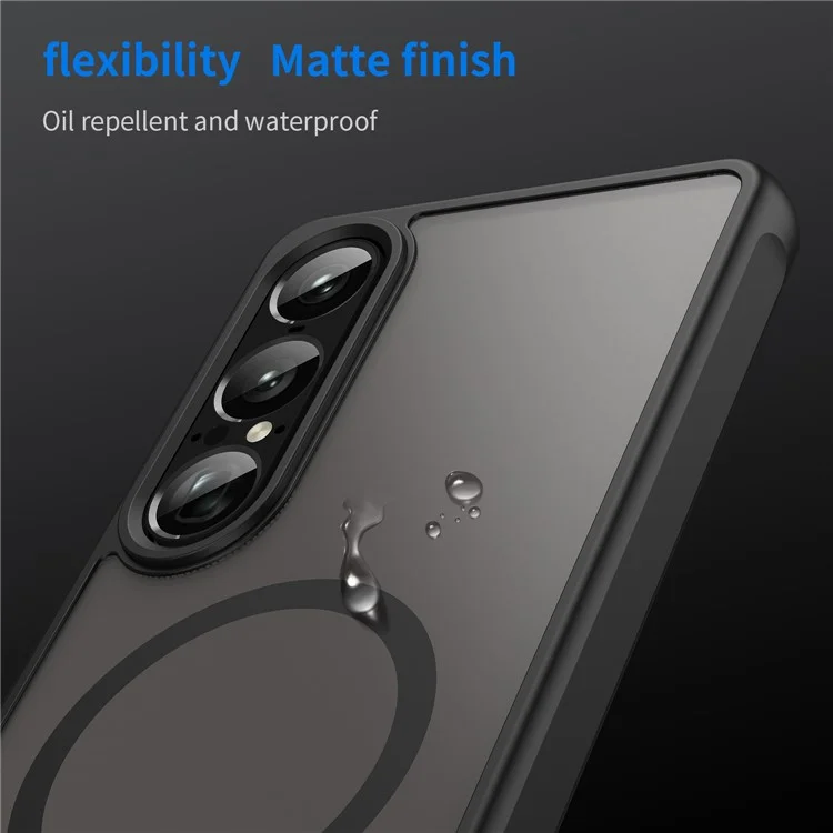Bulk Purchasing For Sony Xperia 1 VII Case Compatible with MagSafe Anti Drop PC + TPU Phone Cover - Black