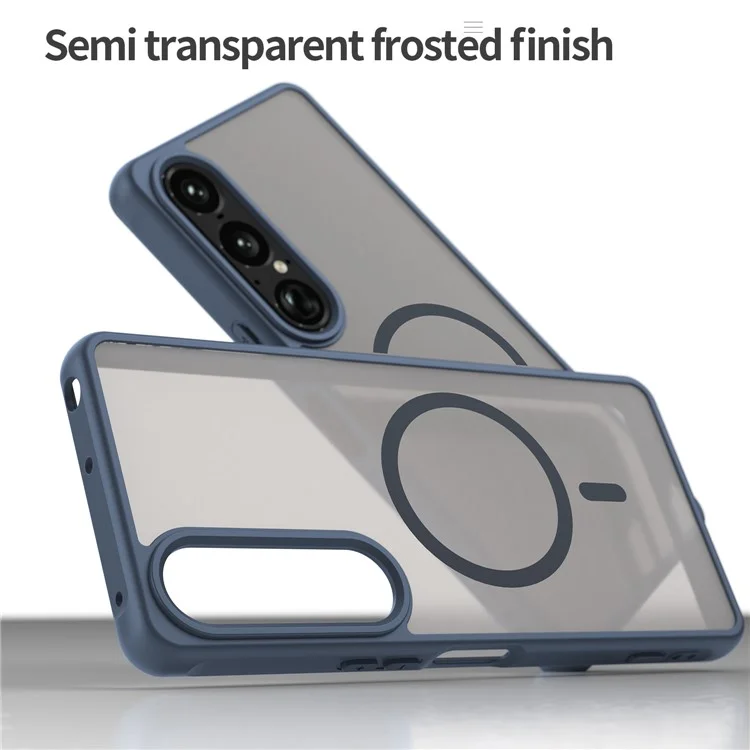 Bulk Purchasing For Sony Xperia 1 VII Case Compatible with MagSafe Anti Drop PC + TPU Phone Cover - Blue