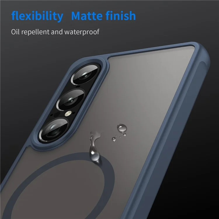 Bulk Purchasing For Sony Xperia 1 VII Case Compatible with MagSafe Anti Drop PC + TPU Phone Cover - Blue