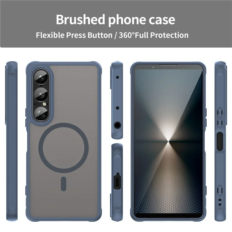 Bulk Purchasing For Sony Xperia 1 VII Case Compatible with MagSafe Anti Drop PC + TPU Phone Cover - Blue