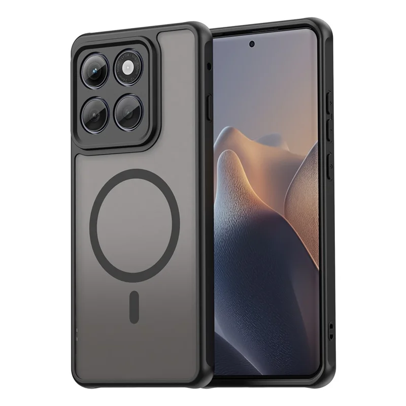 Zakup hurtowy obudowy na Motorola Edge (2025) 5G zgodnej z MagSafe, antywypadkowa obudowa PC + TPU - Czarny