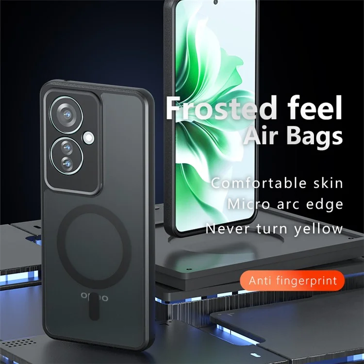 Étui pour Oppo Reno11 F 5G Compatible avec MagSafe TPU + PC Coque de téléphone Finition Mate et Tactile