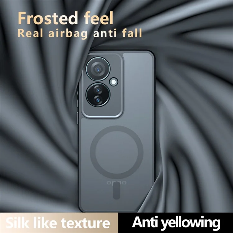 Étui pour Oppo Reno11 F 5G Compatible avec MagSafe TPU + PC Coque de téléphone Finition Mate et Tactile