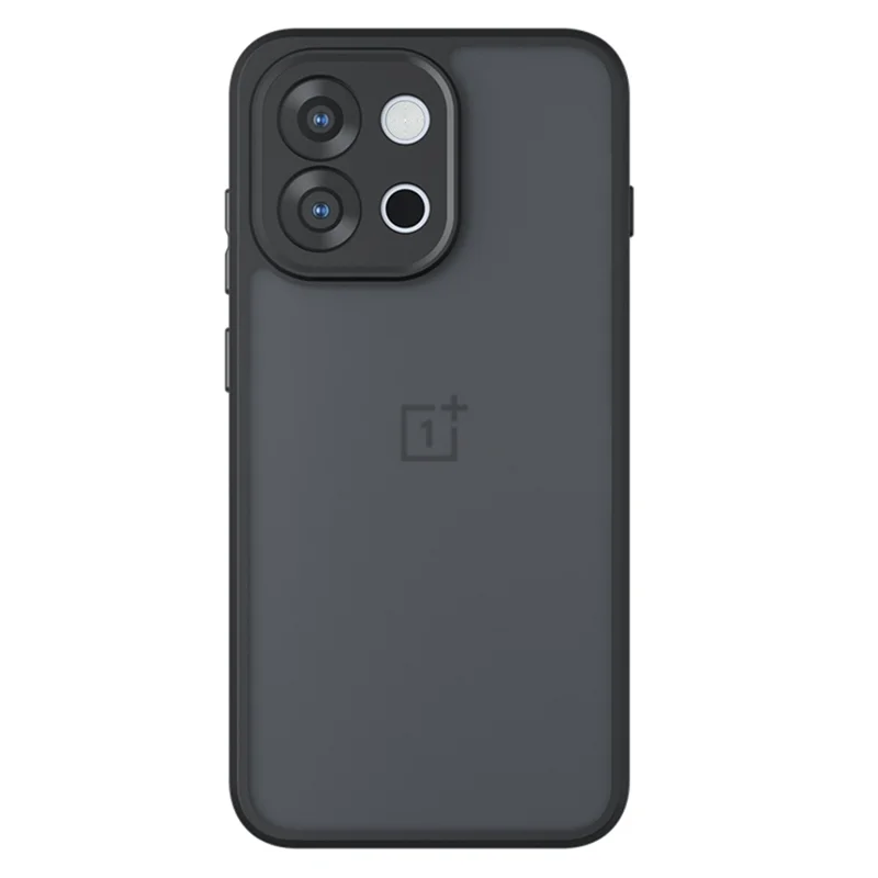 For OnePlus OnePlus 13T 5G Case Skin-Touch TPU + PC Matte Phone Back Cover, Transparent Black