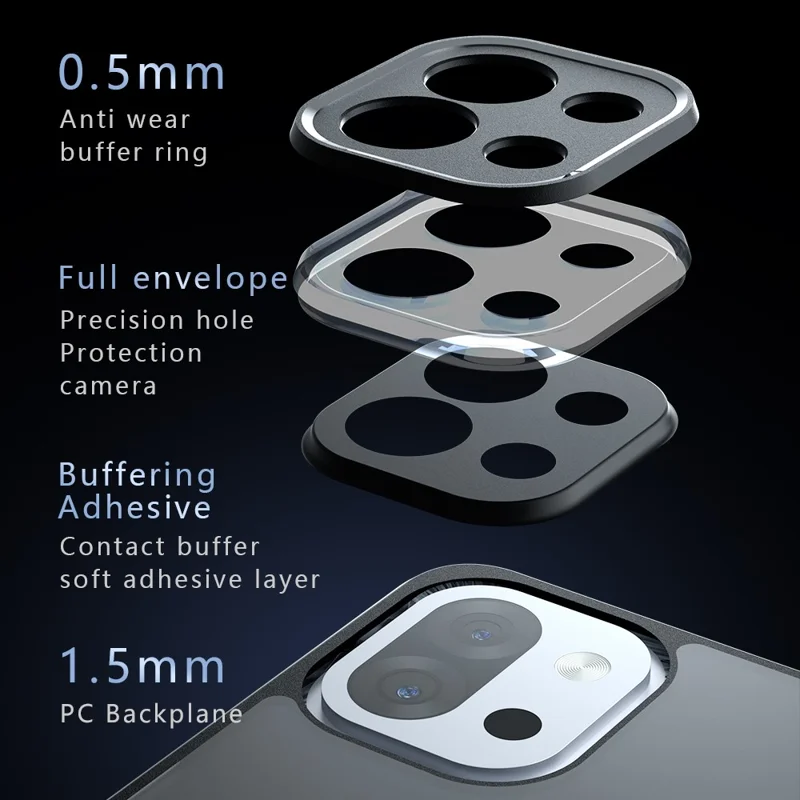 For OnePlus 13T 5G Case TPU + PC Shockproof Clear Phone Cover