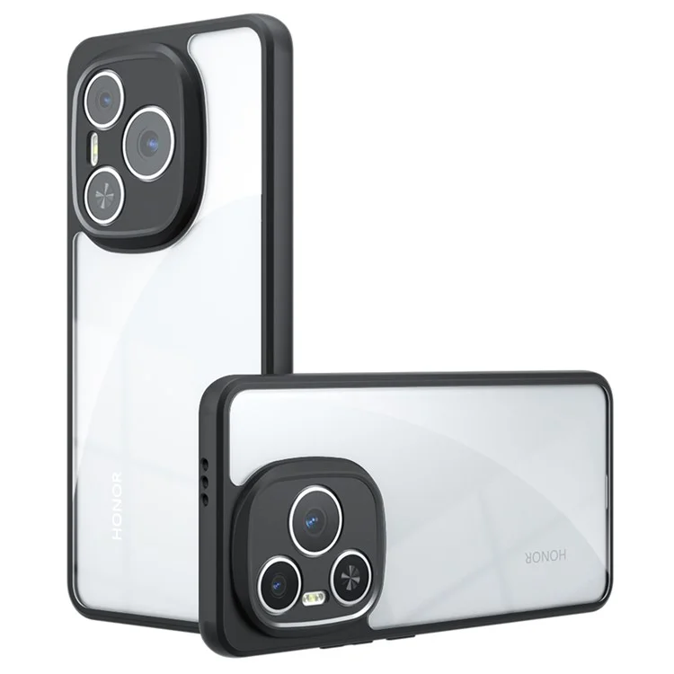For Honor Power 5G Hülle TPU + PC Stoßfest Transparente Handyhülle