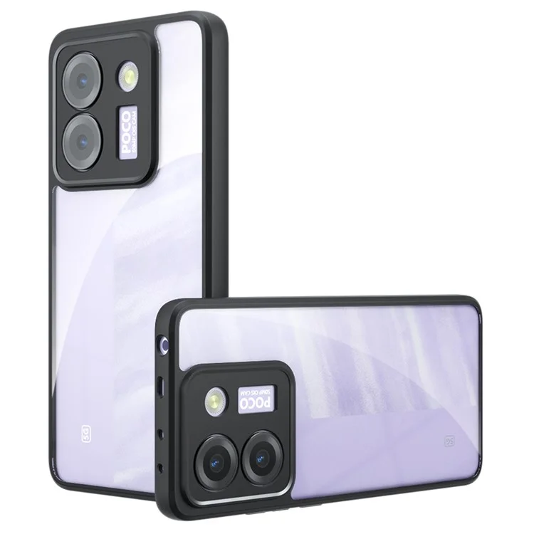 For Xiaomi Poco M7 Pro 5G Case TPU + PC Shockproof Clear Phone Cover